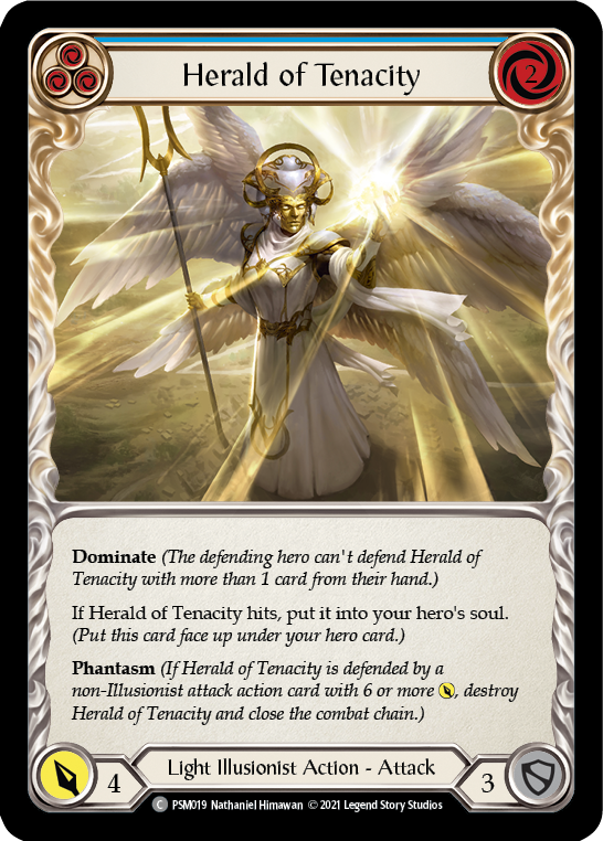 Herald of Tenacity (Blue) [Monarch Blitz Deck]