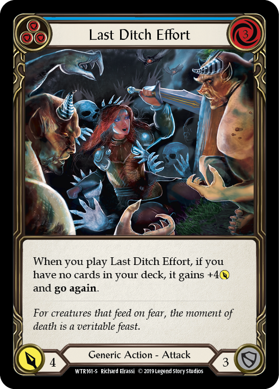 Last Ditch Effort [Welcome to Rathe 1st Edition] Alpha Print Normal