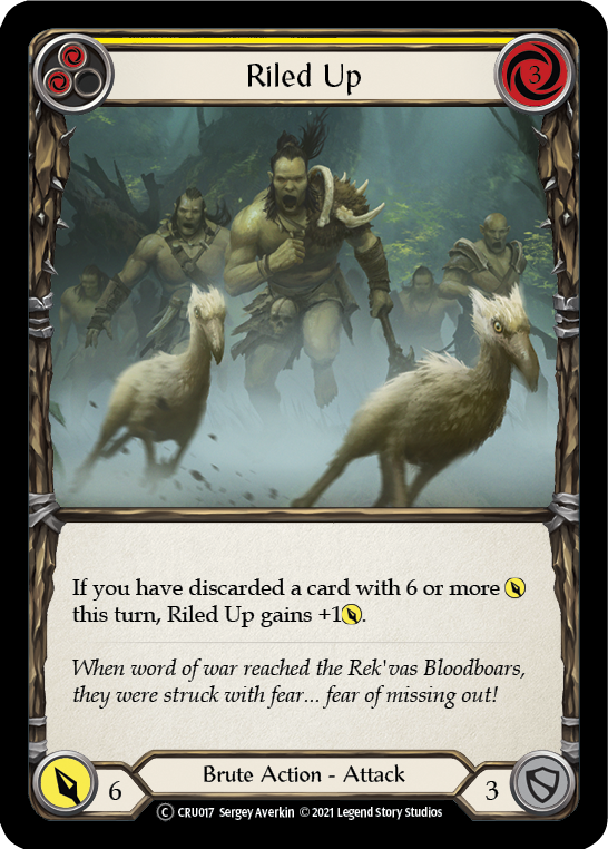 Riled Up (Yellow) [Crucible of War Unlimited] Unlimited Normal
