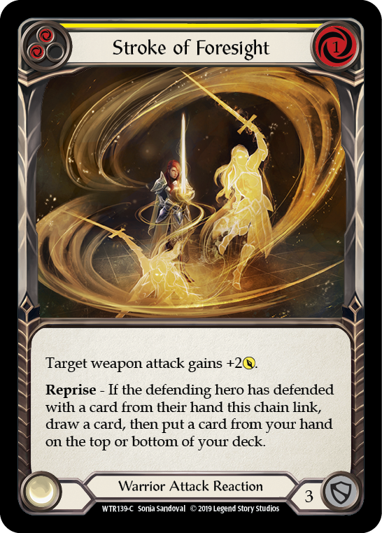 Stroke of Foresight (Yellow) [Welcome to Rathe 1st Edition] Alpha Print Rainbow Foil