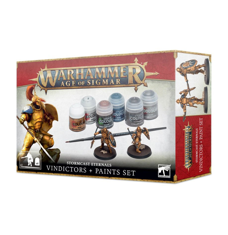 Warhammer : Age of Sigmar - Stormcast Eternals : Vindictors + Set de peinture