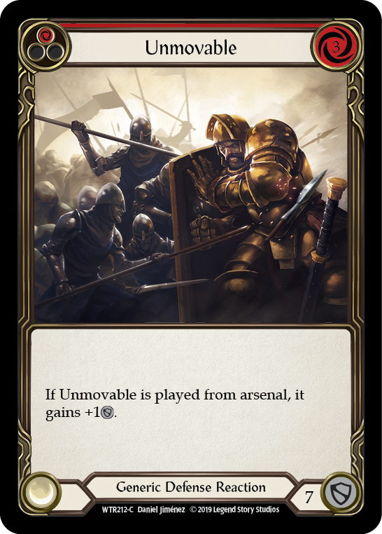 Unmovable (Red) [Welcome to Rathe 1st Edition] Alpha Print Rainbow Foil