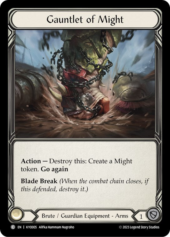 Gauntlet of Might [Heavy Hitters] (Kayo Blitz Deck)