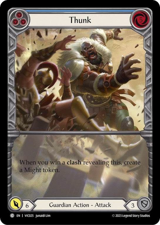 Thunk (Blue) [Heavy Hitters] (Victor Blitz Deck)