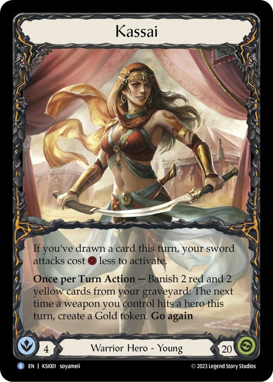 Kassai [Heavy Hitters] (Kassai Blitz Deck) Rainbow Foil