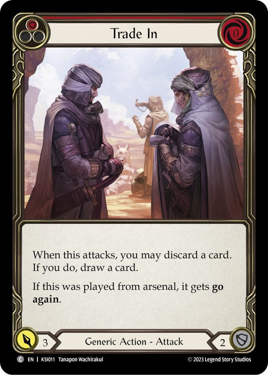 Trade In (Red) [Heavy Hitters] (Kassai Blitz Deck)