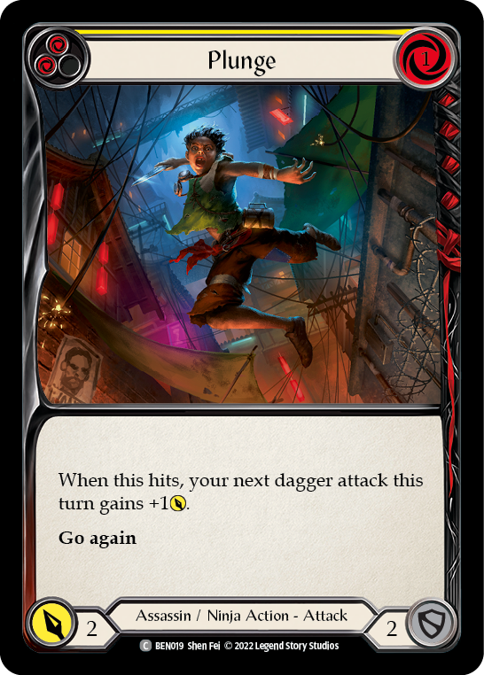 Plunge (Yellow) [Outsiders] (Benji Blitz Deck)