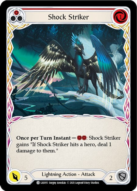 Shock Striker (Red) [Tales of Aria Blitz Deck] 1st Edition Normal