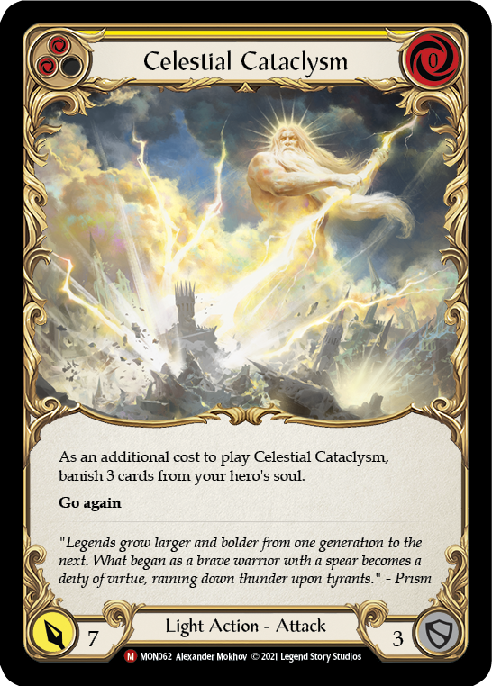 Celestial Cataclysm [Monarch 1st Edition] 1st Edition Rainbow Foil