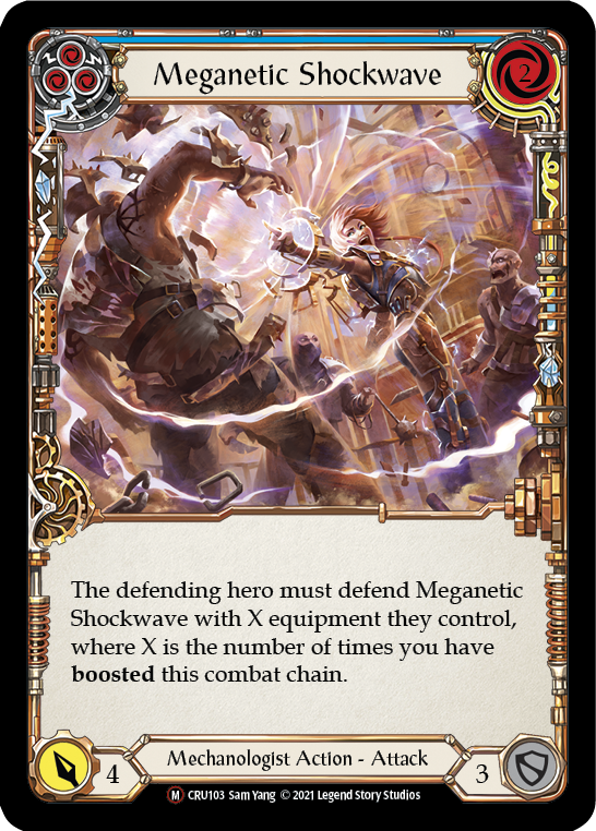 Meganetic Shockwave [Crucible of War Unlimited] Unlimited Rainbow Foil