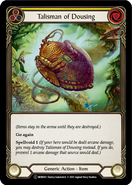 Talisman of Dousing [Monarch Unlimited] Unlimited Rainbow Foil