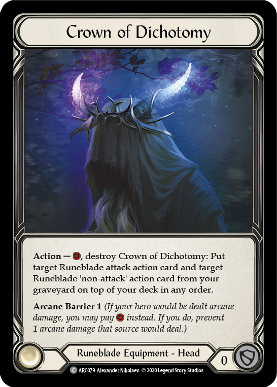 Crown of Dichotomy [Arcane Rising Unlimited] Unlimited Rainbow Foil