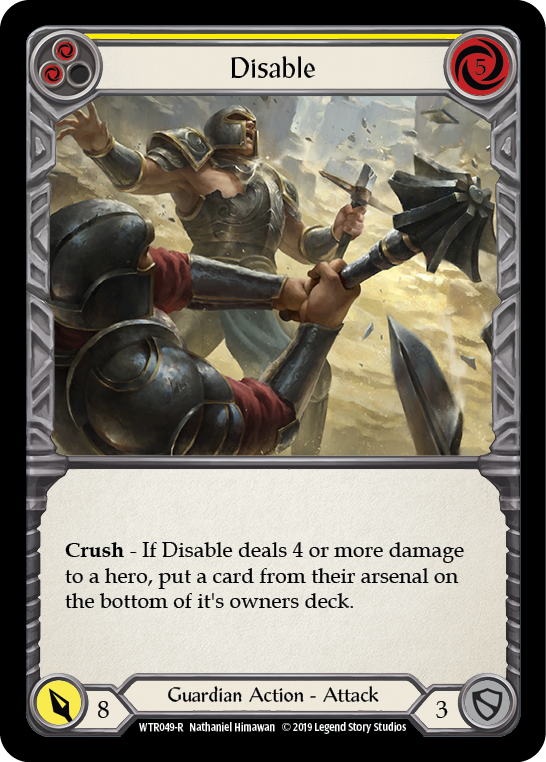 Disable (Yellow) [Welcome to Rathe 1st Edition] Alpha Print Normal