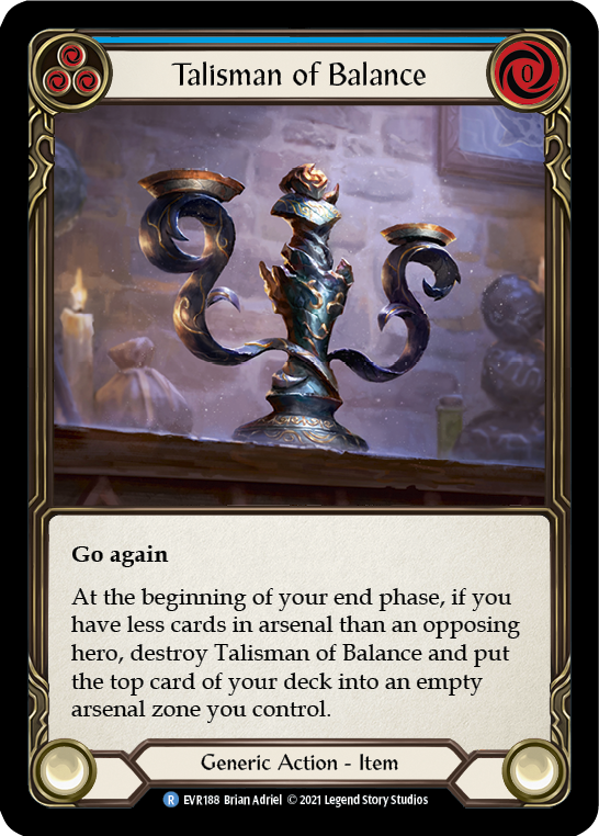 Talisman of Balance [Everfest] 1st Edition Cold Foil