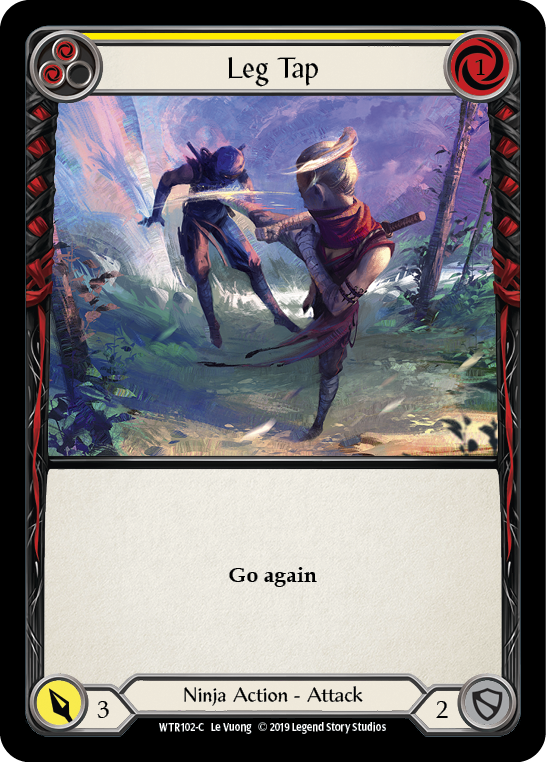 Leg Tap (Yellow) [Welcome to Rathe 1st Edition] Alpha Print Normal