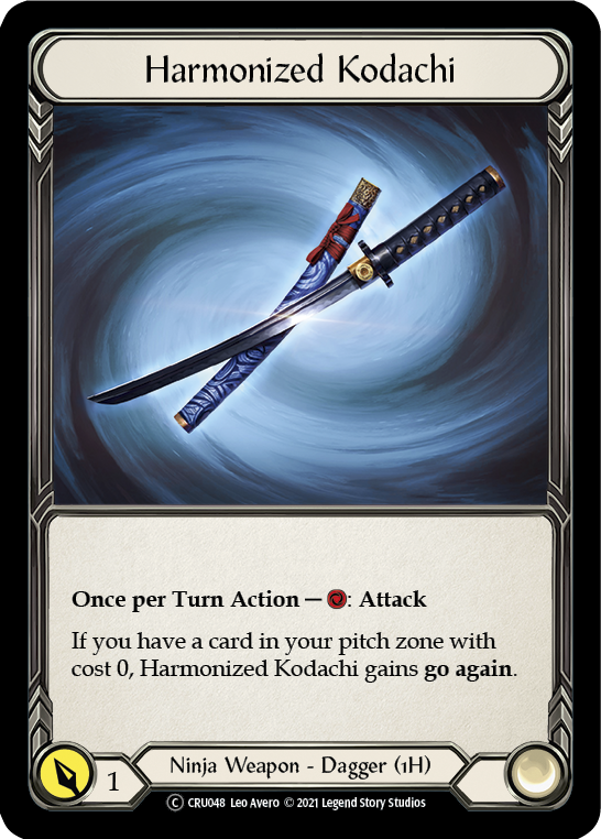 Harmonized Kodachi (CRU048) [Crucible of War Unlimited] Unlimited Normal