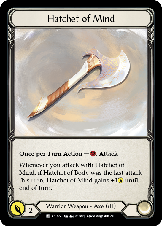 Hatchet of Mind [Monarch Blitz Deck]