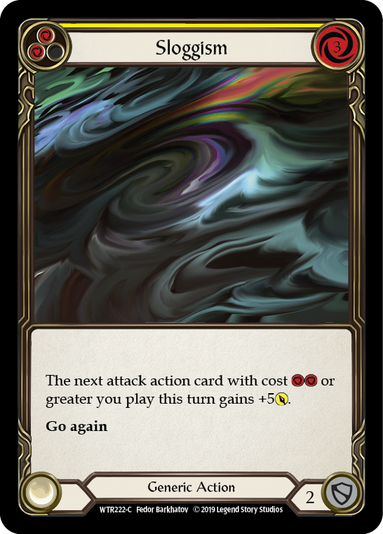 Sloggism (Yellow) [Welcome to Rathe 1st Edition] Alpha Print Rainbow Foil