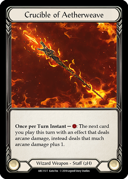 Crucible of Aetherweave // Death Dealer [Arcane Rising 1st Edition] 1st Edition Normal