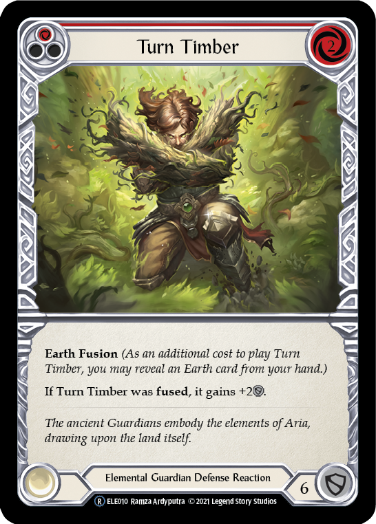 Turn Timber (Red) [Tales of Aria Unlimited] Unlimited Rainbow Foil