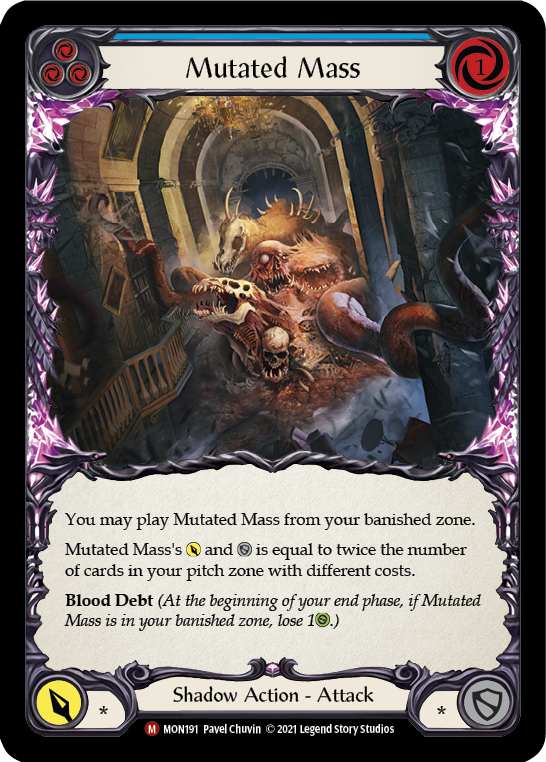 Mutated Mass [Monarch 1st Edition] 1st Edition Rainbow Foil