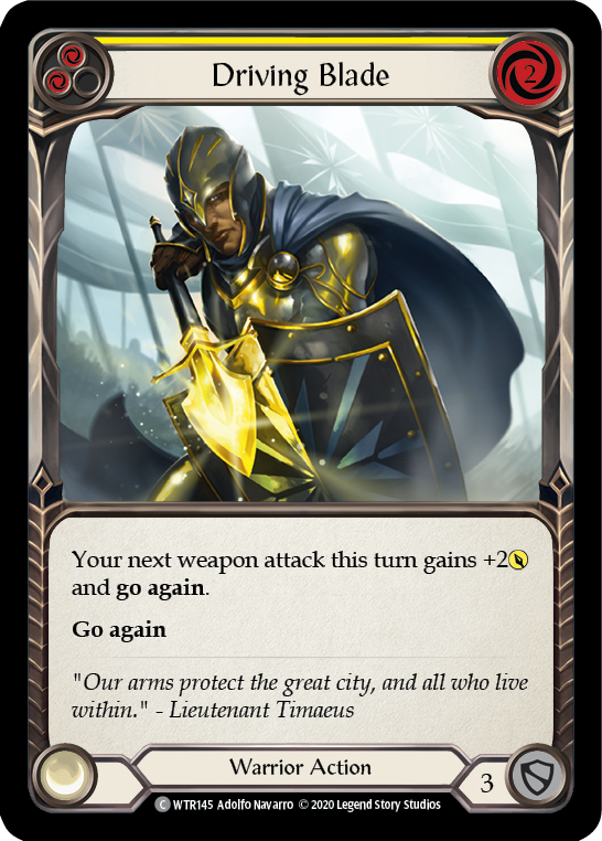 Driving Blade (Yellow) [Welcome to Rathe Unlimited] Unlimited Normal