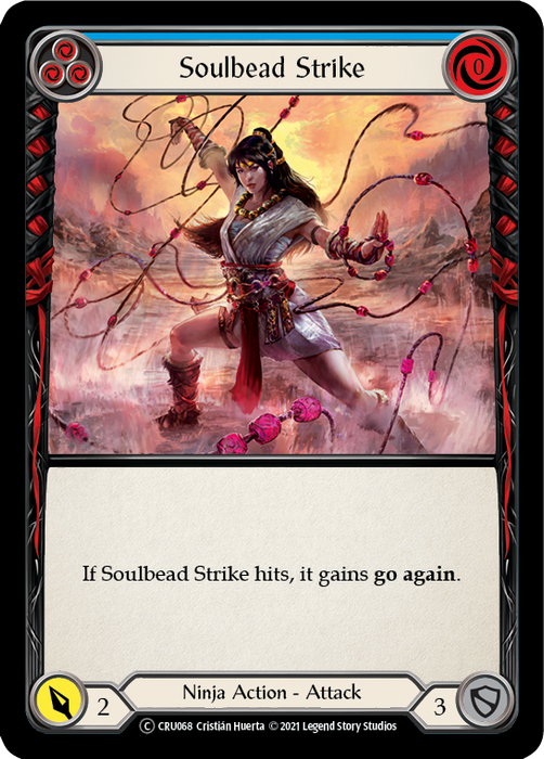 Soulbead Strike (Blue) [Crucible of War Unlimited] Unlimited Normal