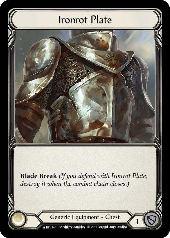 Ironrot Plate [Welcome to Rathe 1st Edition] Alpha Print Normal