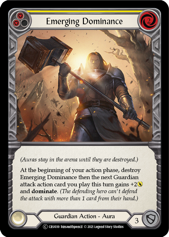 Emerging Dominance (Yellow) [Crucible of War Unlimited] Unlimited Normal