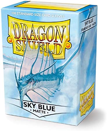 Dragon Shield Sleeves Matte Sky Blue 100ct