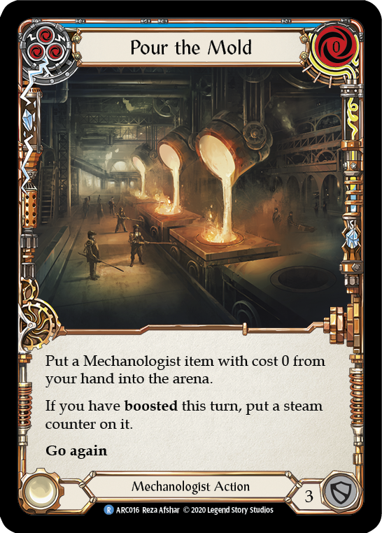 Pour the Mold (Blue) [Arcane Rising Unlimited] Unlimited Normal