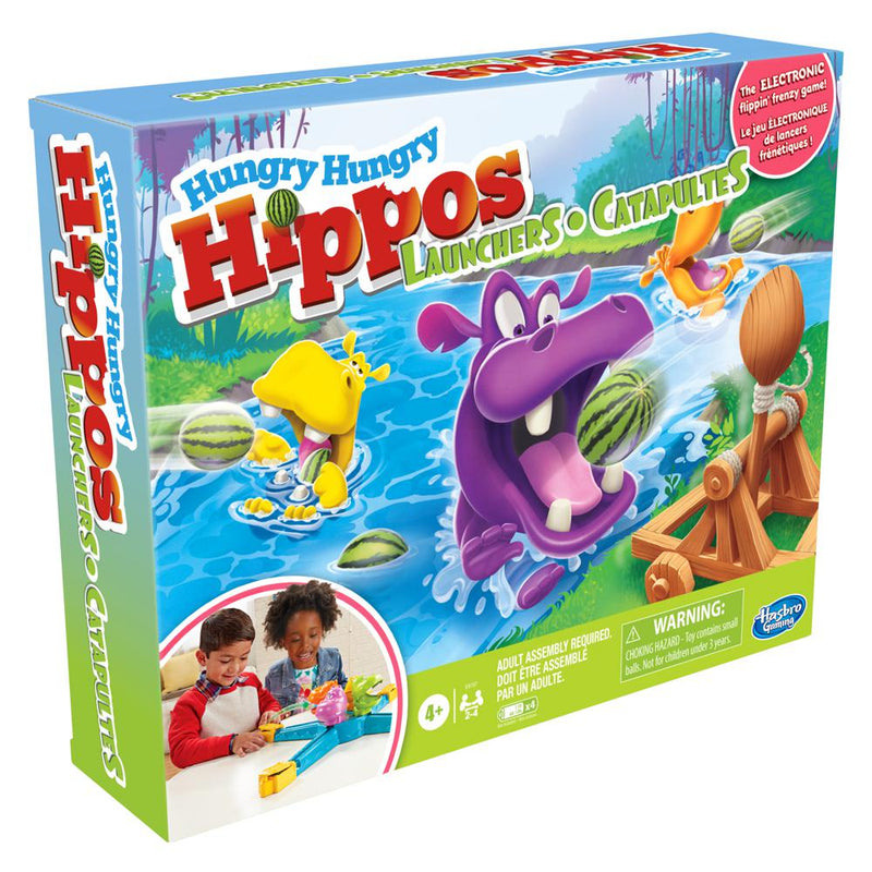 Jeu Hippos affamés Catapultes Version bilingue