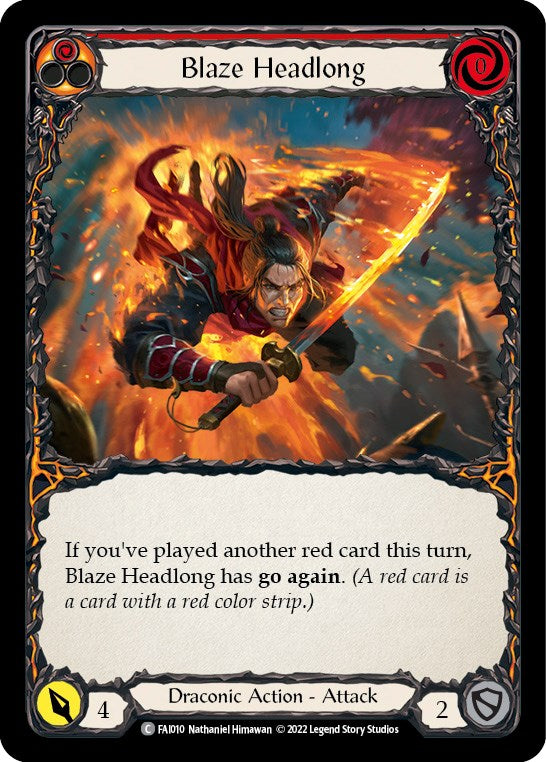 Blaze Headlong [Uprising] (Fai Blitz Deck)