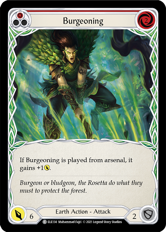 Burgeoning (Red) [Tales of Aria 1st Edition] 1st Edition Normal
