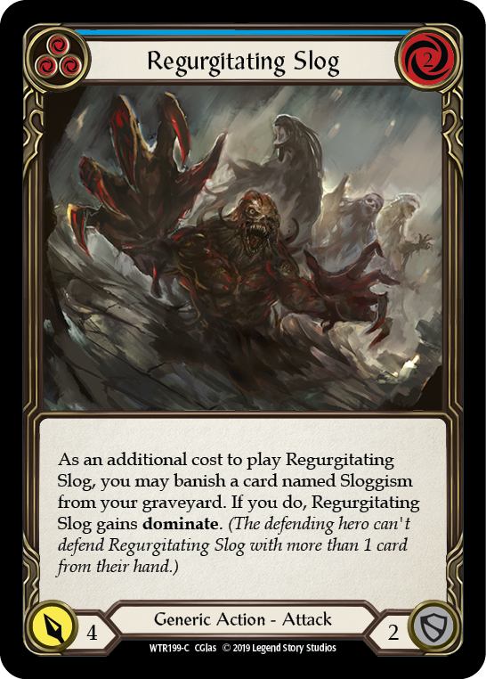 Regurgitating Slog (Blue) [Welcome to Rathe 1st Edition] Alpha Print Normal