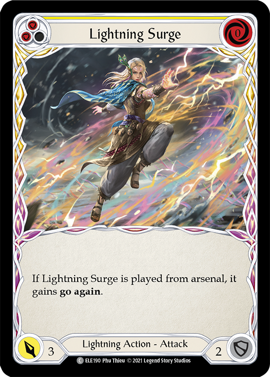 Lightning Surge (Yellow) [Tales of Aria 1st Edition] 1st Edition Normal
