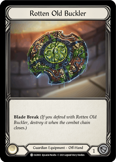 Rotten Old Buckler [Tales of Aria Blitz Deck] 1st Edition Normal