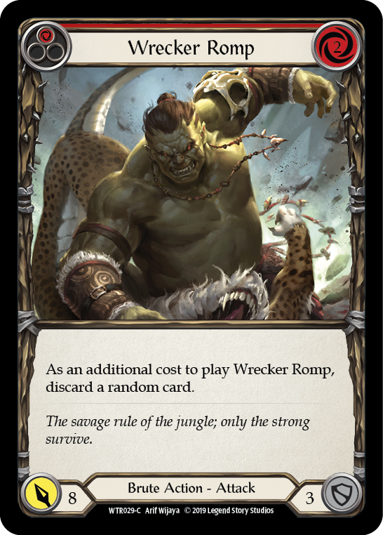 Wrecker Romp (Red) [Welcome to Rathe 1st Edition] Alpha Print Rainbow Foil