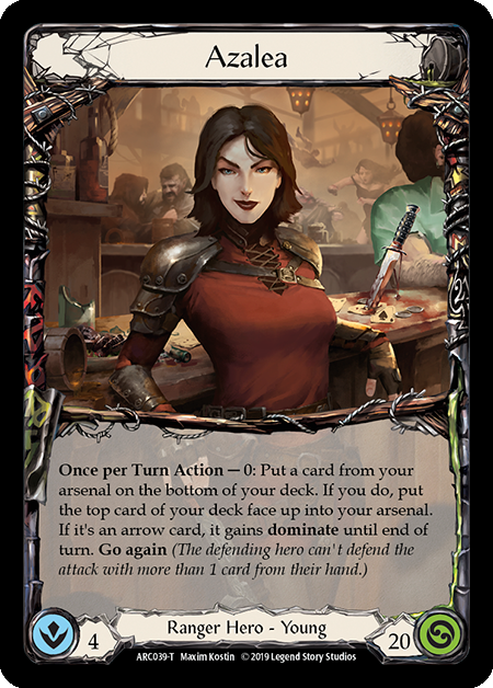 Azalea // Death Dealer [Arcane Rising 1st Edition] 1st Edition Normal