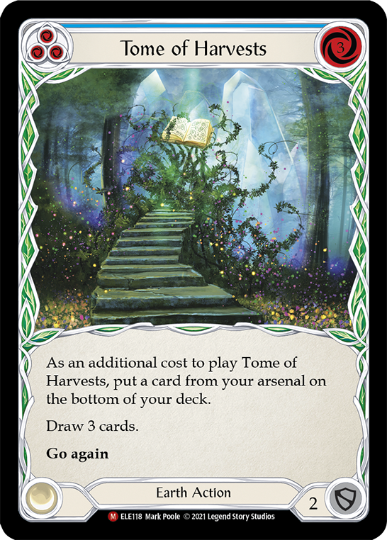 Tome of Harvests [Tales of Aria 1st Edition] 1st Edition Rainbow Foil