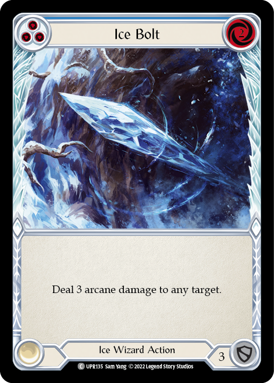Ice Bolt (Blue) [Uprising] Rainbow Foil