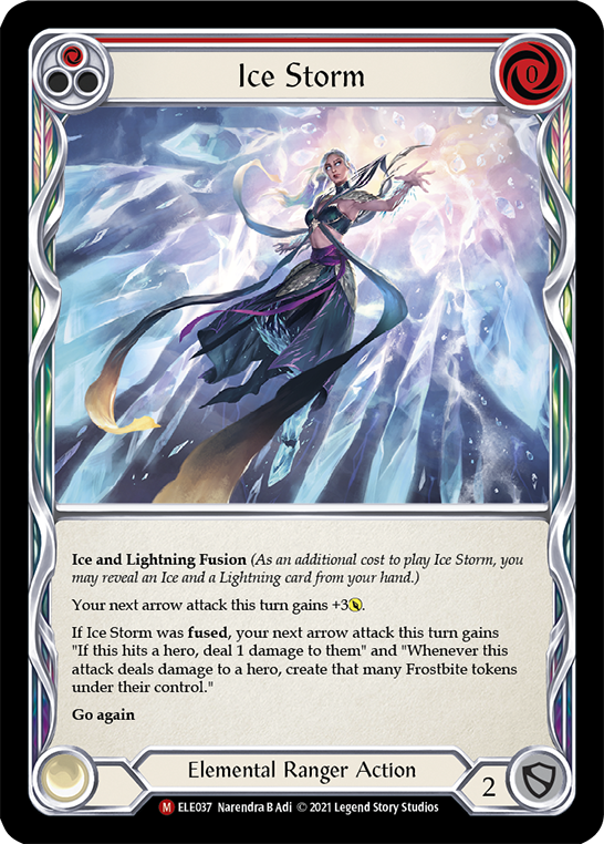 Ice Storm [Tales of Aria 1st Edition] 1st Edition Rainbow Foil