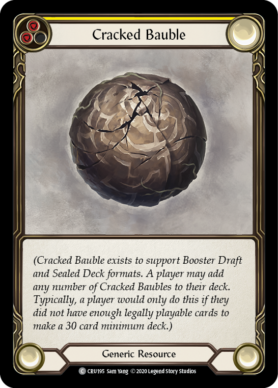 Cracked Bauble [Crucible of War 1st Edition] 1st Edition Rainbow Foil