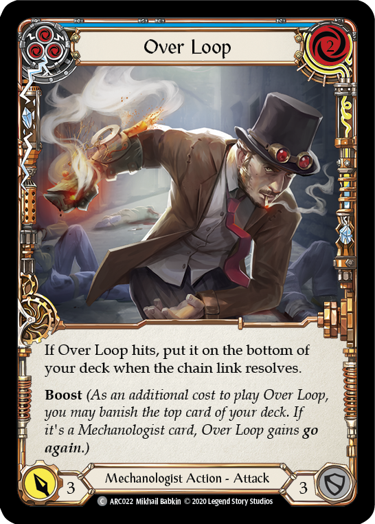 Over Loop (Blue) [Arcane Rising Unlimited] Unlimited Normal