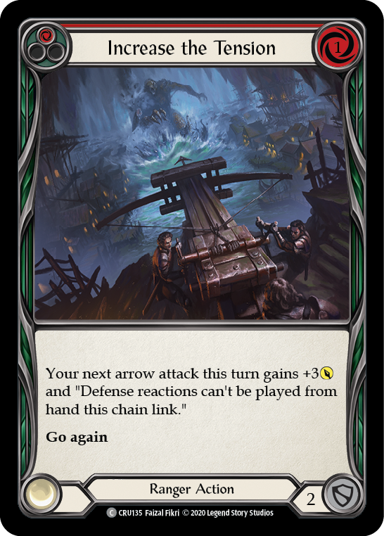 Increase the Tension (Red) [Crucible of War 1st Edition] 1st Edition Normal