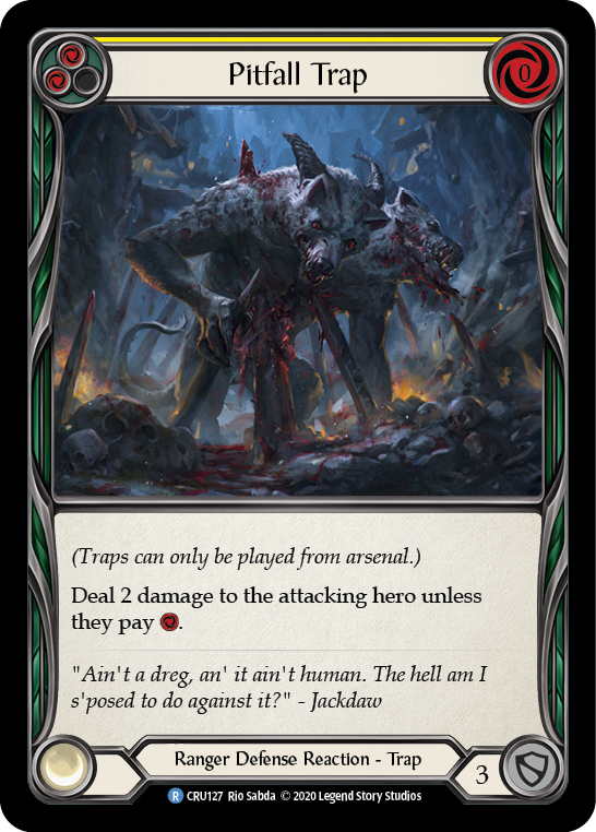 Pitfall Trap [Crucible of War 1st Edition] 1st Edition Normal