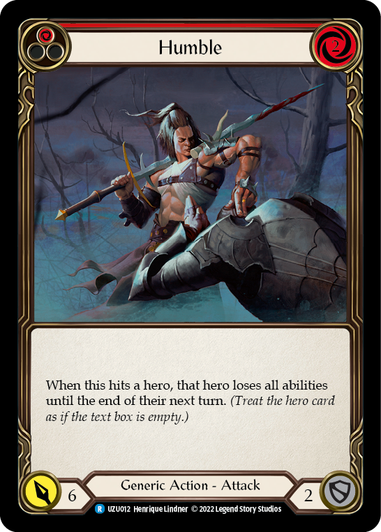 Humble (Red) [Outsiders] (Uzuri Blitz Deck)