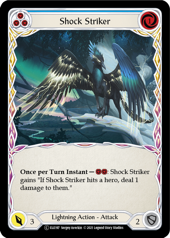 Shock Striker (Blue) [Tales of Aria Unlimited] Unlimited Rainbow Foil