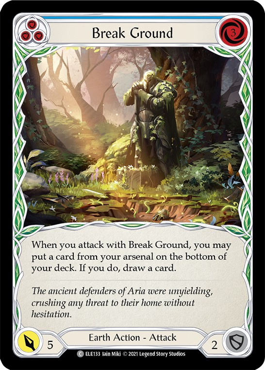 Break Ground (Blue) [Tales of Aria 1st Edition] 1st Edition Normal