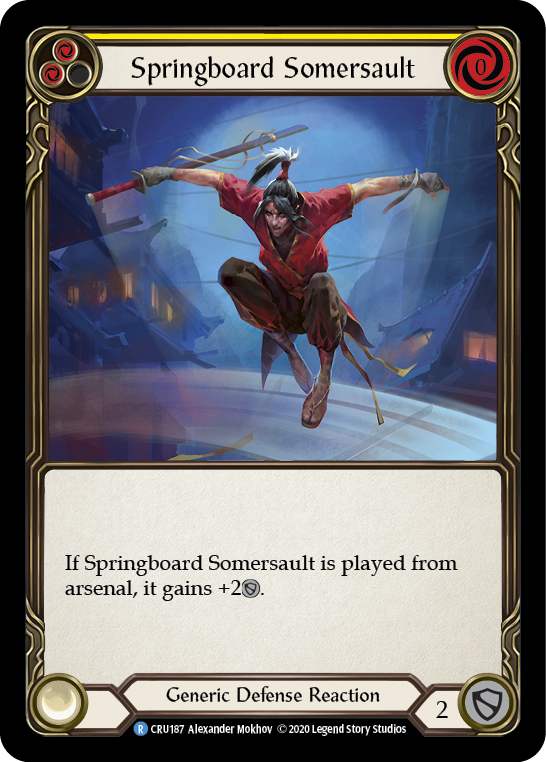 Springboard Somersault [Crucible of War 1st Edition] 1st Edition Rainbow Foil